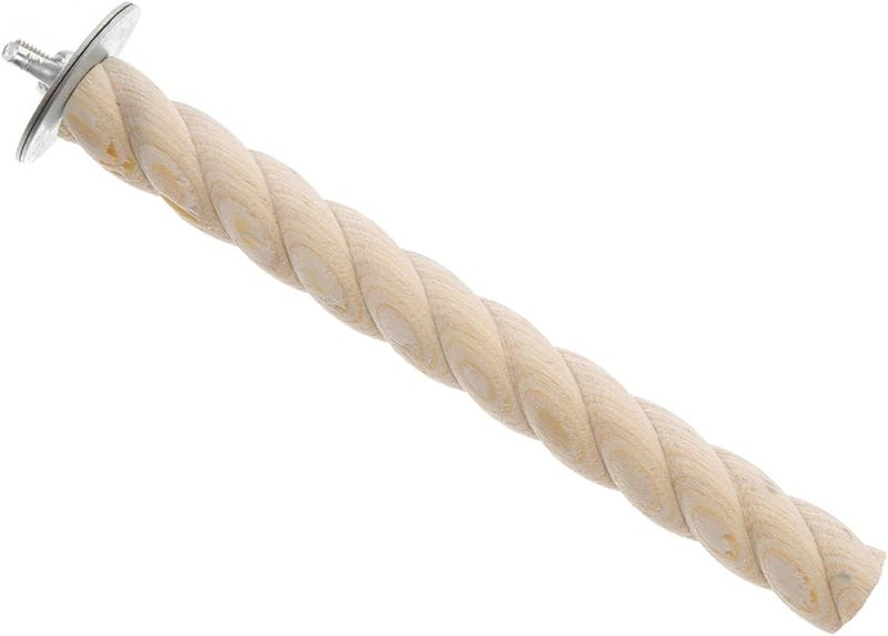 Natural Wood Bird Perch Paw Grinding Stick 14Cm for Parakeets Cockatiels Small Birds - Image 1